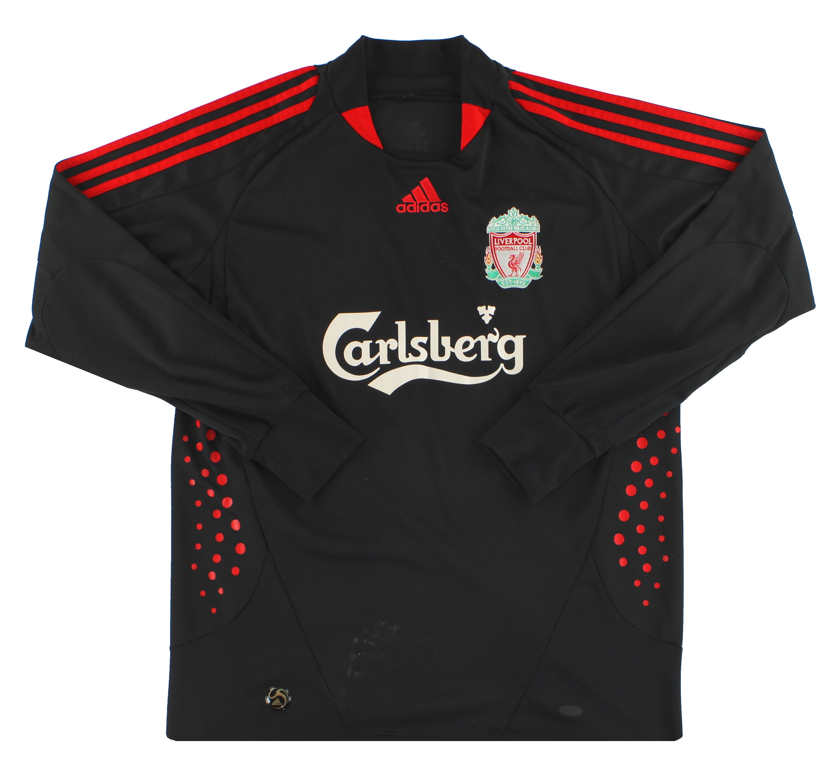 2008-09 Liverpool adidas Goalkeeper Shirt Reina #25 M