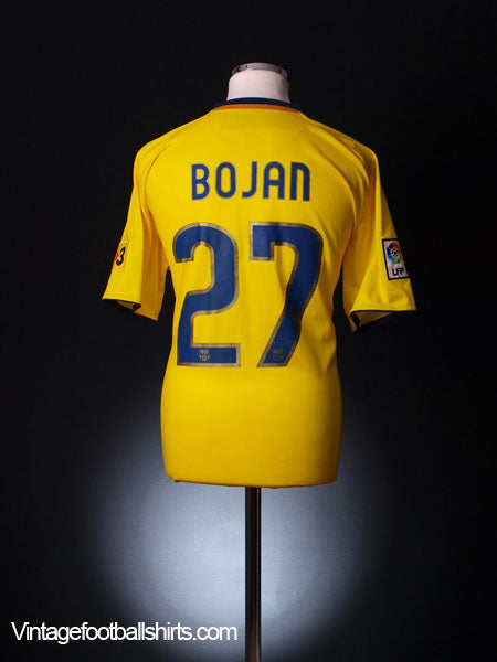 2008-10 Barcelona Away Shirt Bojan #27 L Football Shirt