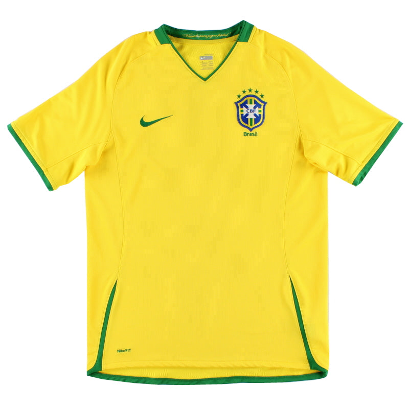 2008-10 Brazil Nike Home Shirt S Football Shirt