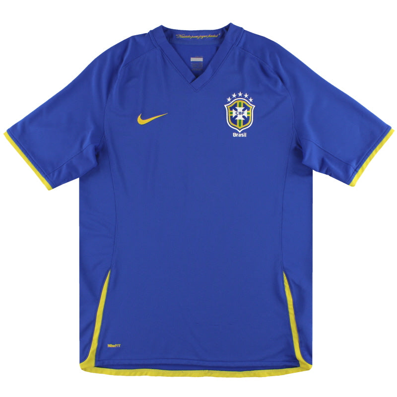 2008-10 Brazil Nike Away Shirt S Football Shirt