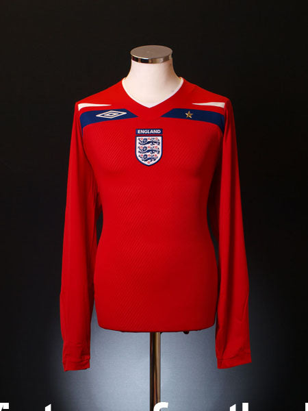 2008-10 England Away Shirt *BNWT* L/S L Football Shirt