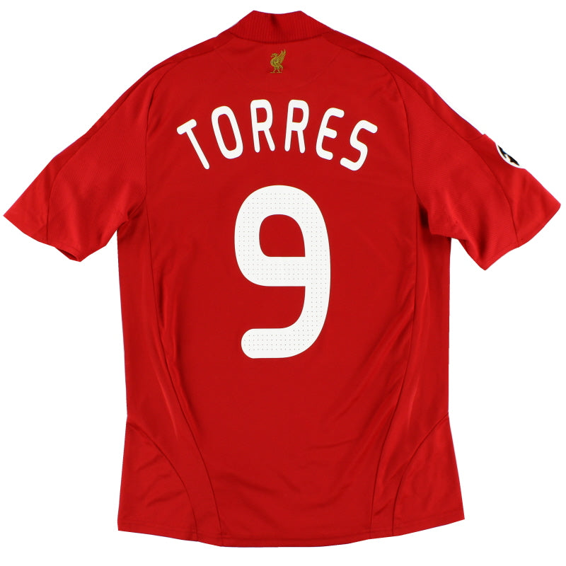 2008-10 Liverpool Champions League Home Shirt Torres #9 S Football Shirt