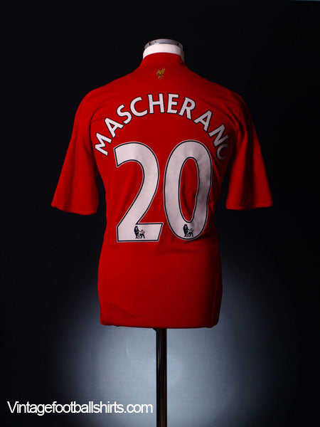 2008-10 Liverpool Home Shirt Mascherano #20 L Football Shirt