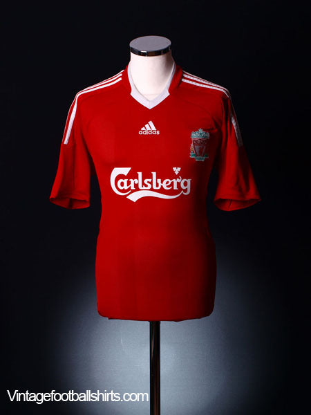 2008-10 Liverpool Home Shirt M Football Shirt