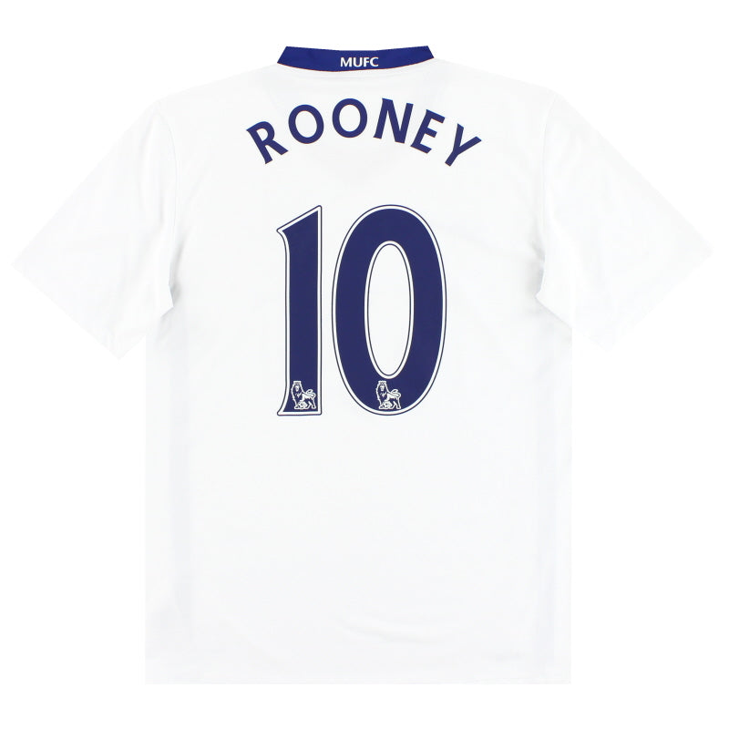 2008-10 Manchester United Nike Away Shirt Rooney #10 S Football Shirt