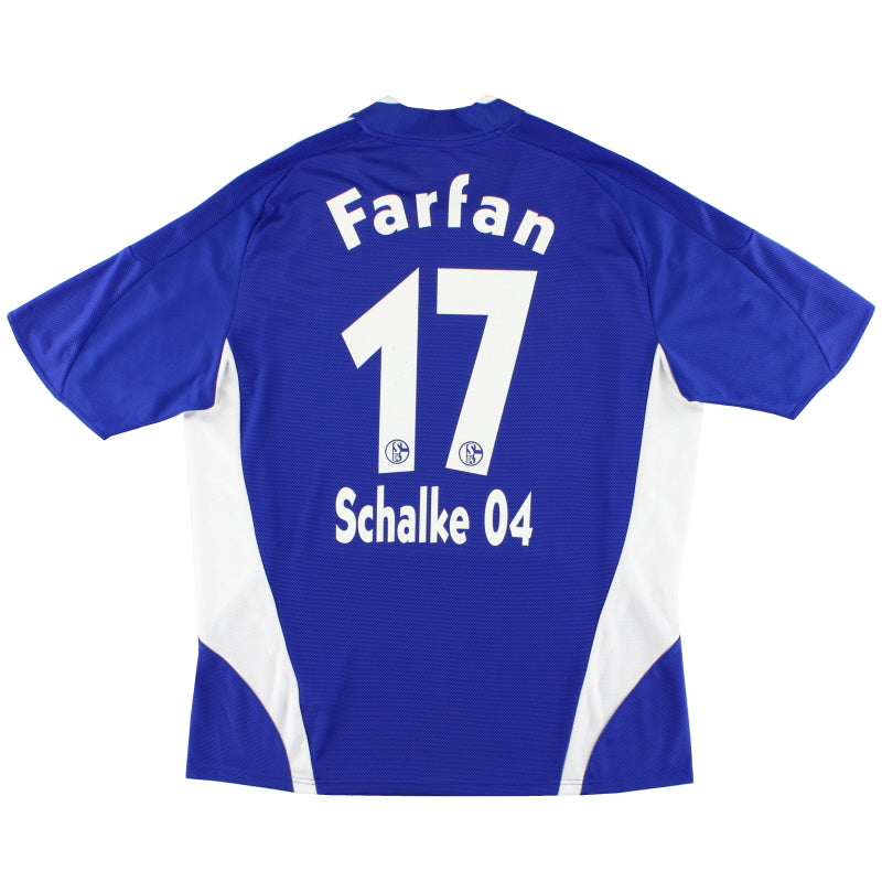 2008-10 Schalke Home Shirt Farfan #17 XL Football Shirt