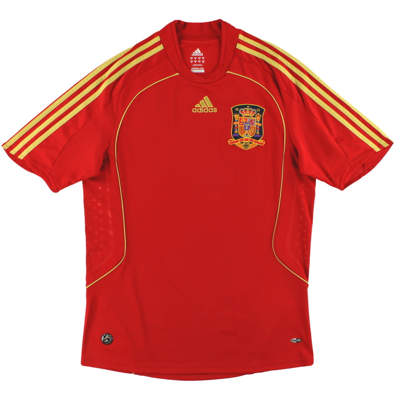 2008-10 Spain adidas Home Shirt M Football Shirt