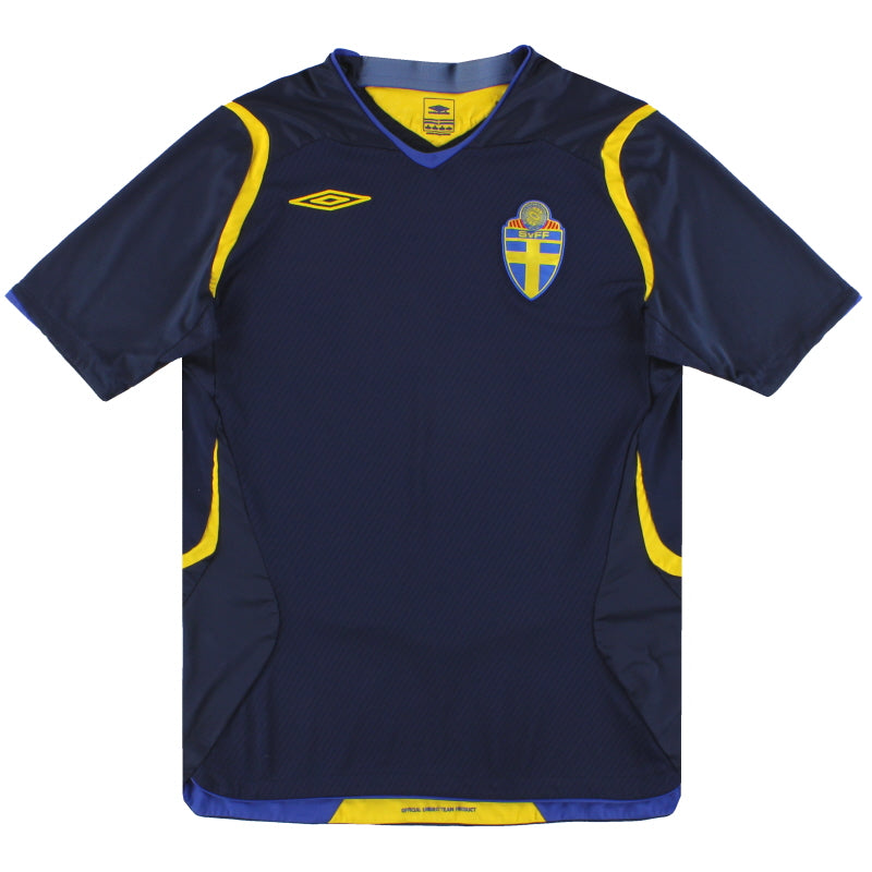 2008-10 Sweden Umbro Away Shirt M Football Shirt
