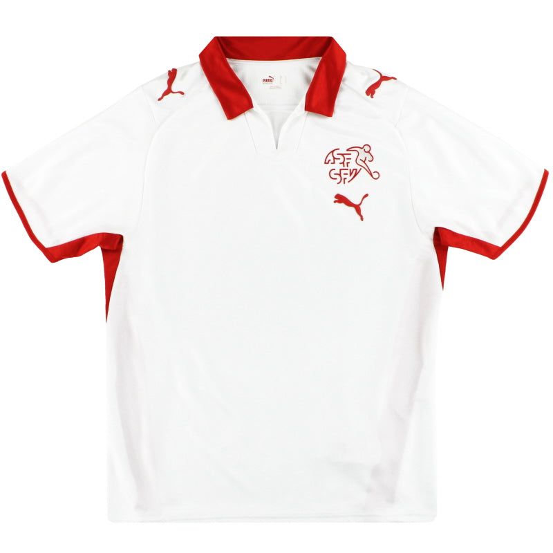 2008-10 Switzerland Puma Away Shirt L Football Shirt