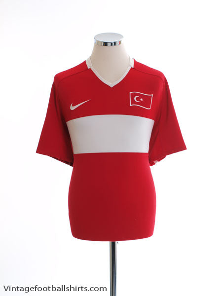 2008-10 Turkey Home Shirt L Football Shirt