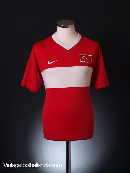 2008-10 Turkey Home Shirt L Football Shirt