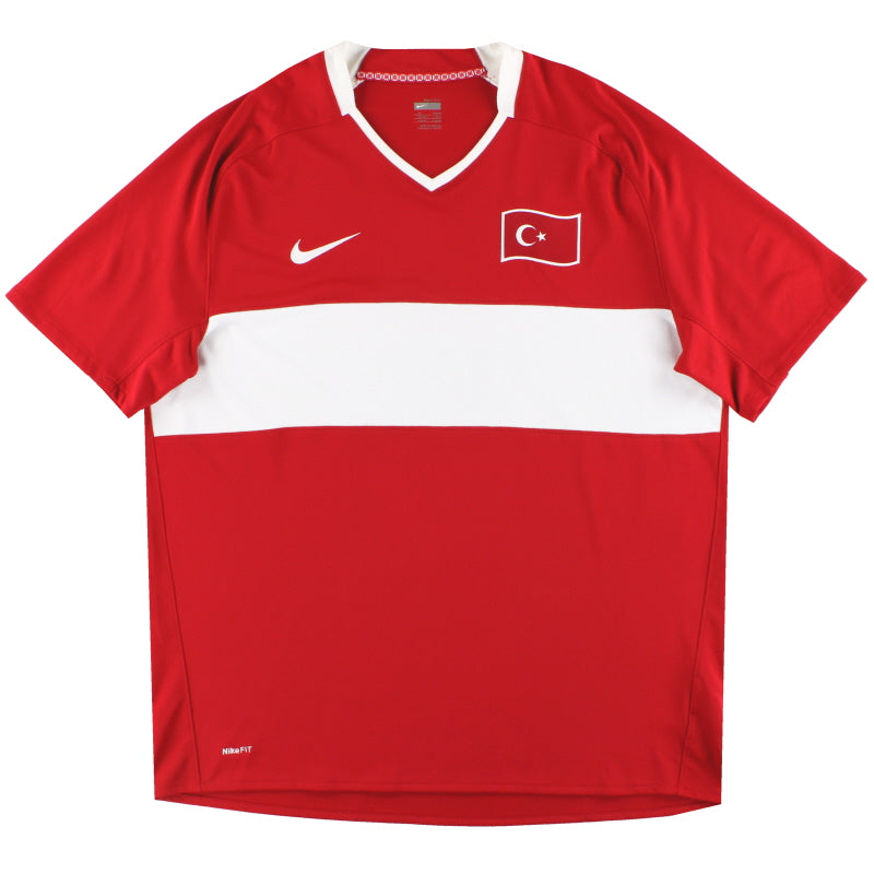 2008-10 Turkey Nike Home Shirt L Football Shirt