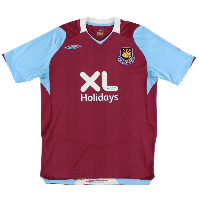 2008 West Ham Home Shirt S Football Shirt