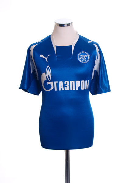 2008 Zenit St. Petersburg Home Shirt L Football Shirt