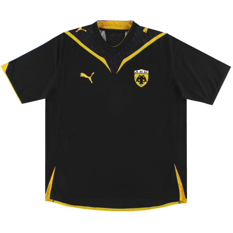 2009-10 AEK Athens Puma Away Shirt L Football Shirt