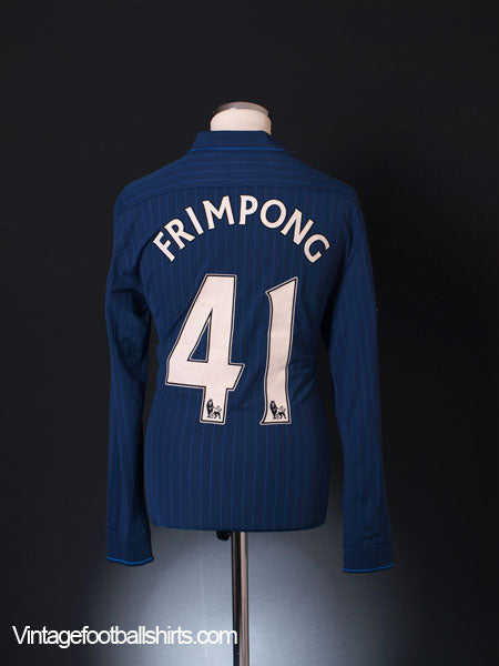 2009-10 Arsenal Match Issue Away Shirt Frimpong #41 L/S L Football Shirt
