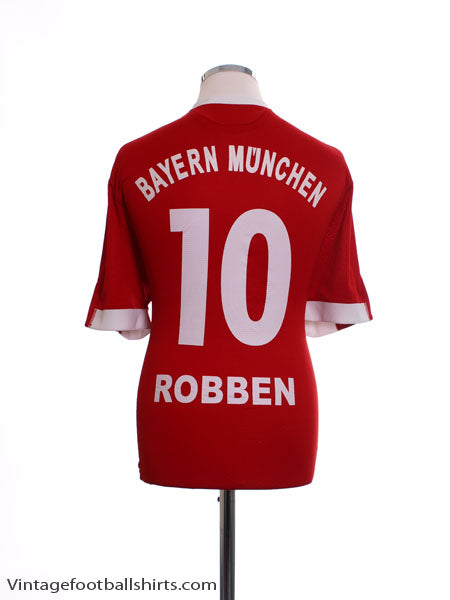 2009-10 Bayern Munich Home Shirt Robben #10 L Football Shirt