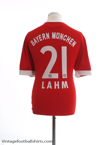 2009-10 Bayern Munich Home Shirt Lahm #21 L Football Shirt