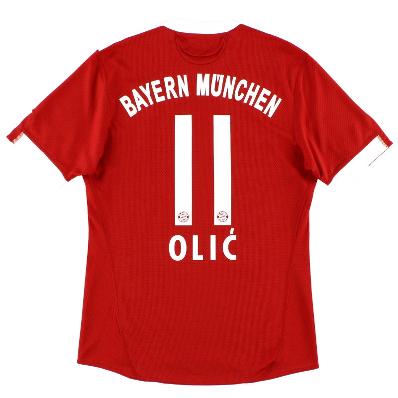 2009-10 Bayern Munich Home Shirt Olic #11 S Football Shirt