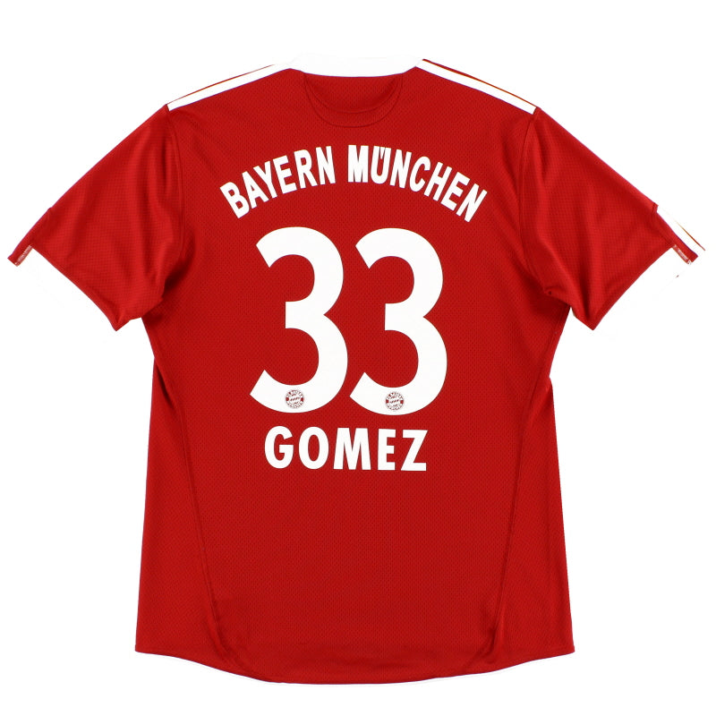 2009-10 Bayern Munich Home Shirt Gomez #33 M Football Shirt