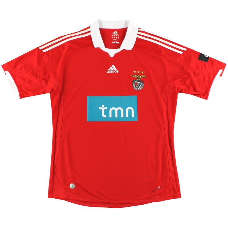 2009-10 Benfica adidas Home Shirt *Mint* L Football Shirt