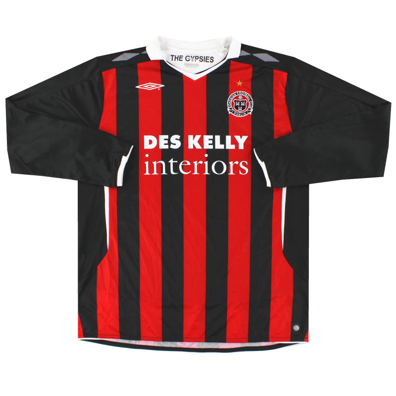 2009-10 Bohemian FC Umbro Home Shirt L/S XXL Football Shirt