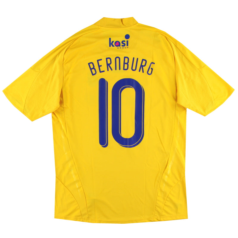 2009-10 Brondby adidas Home Shirt Bernburg #10 *Mint* XL Football Shirt