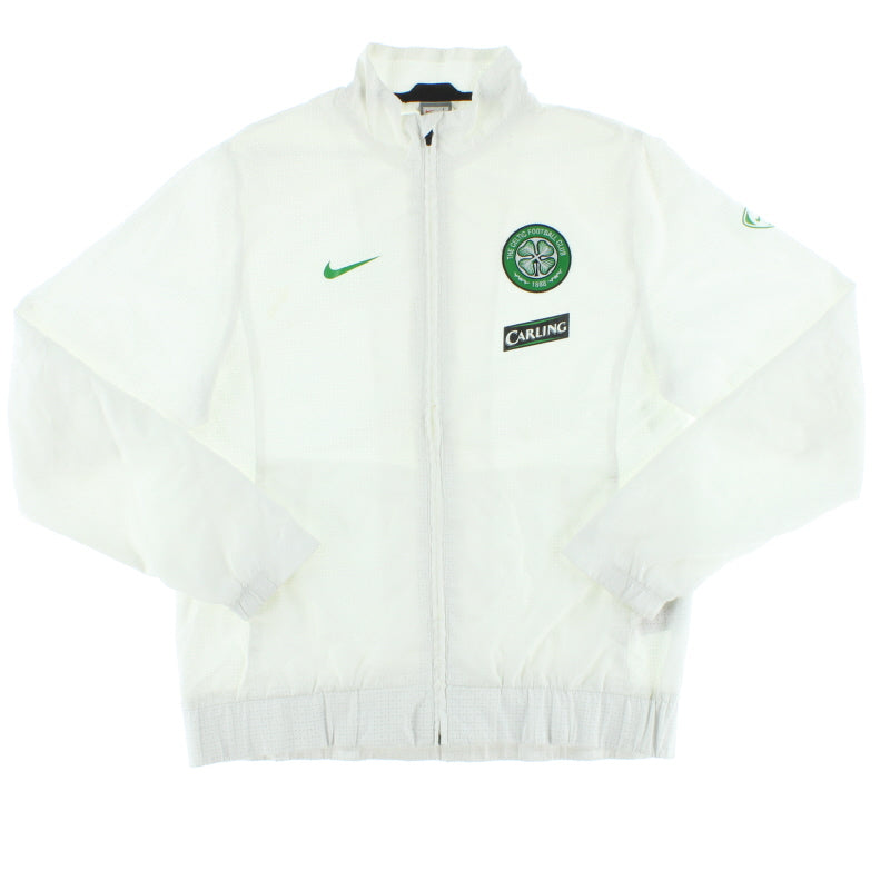 2009-10 Celtic Nike Woven Warm-Up Jacket L Jacket