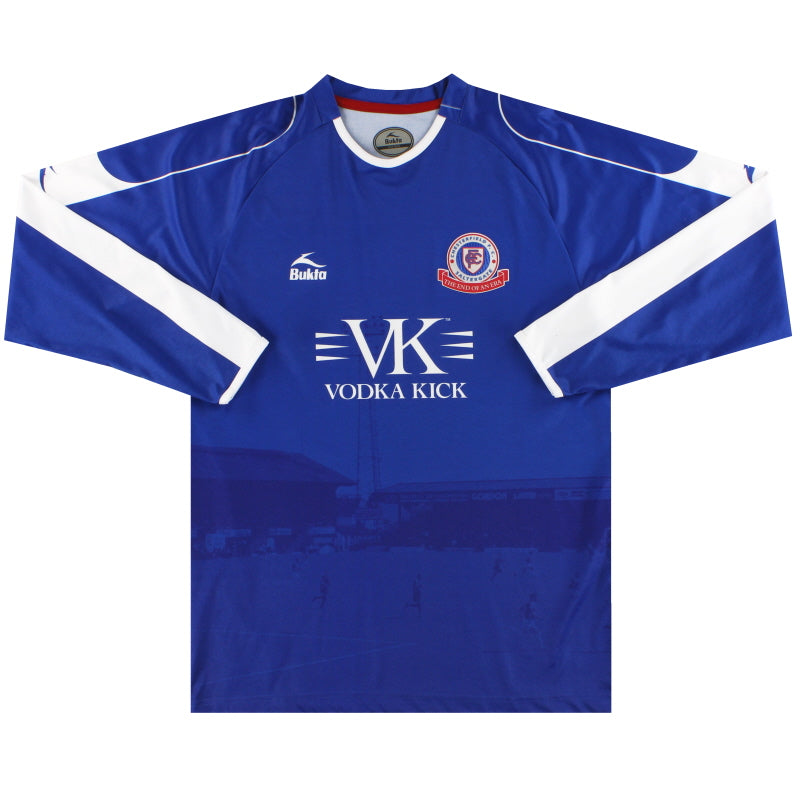 2009-10 Chesterfield Bukta Home Shirt L/S L Football Shirt