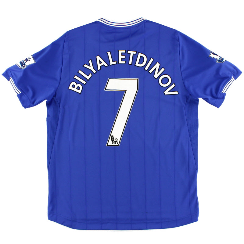 2009-10 Everton Home Shirt Bilyaletdinov #7 L Football Shirt