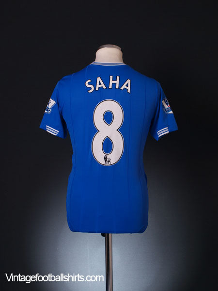 Maillot Third Everton 2008/2009 – Umbro – Saha #9 – Taille M – Jaune