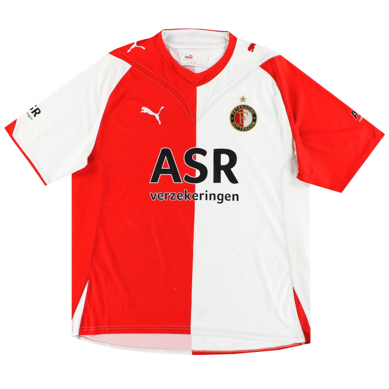 2009-10 Feyenoord Puma Home Shirt L Football Shirt