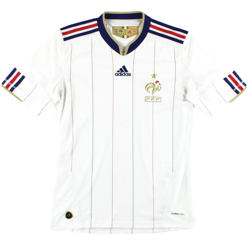 2009-10 France adidas Away Shirt L Football Shirt