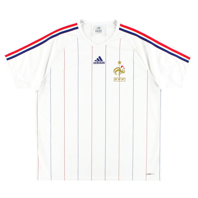 2009-10 France adidas Basic Away Shirt XL Football Shirt