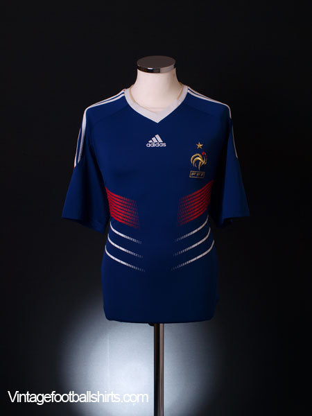 2009-10 France Home Shirt L Football Shirt