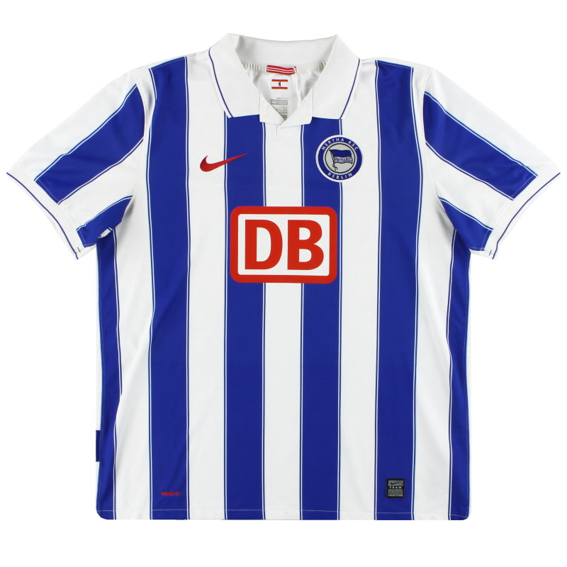 2009-10 Hertha Berlin Nike Home Shirt XL Football Shirt