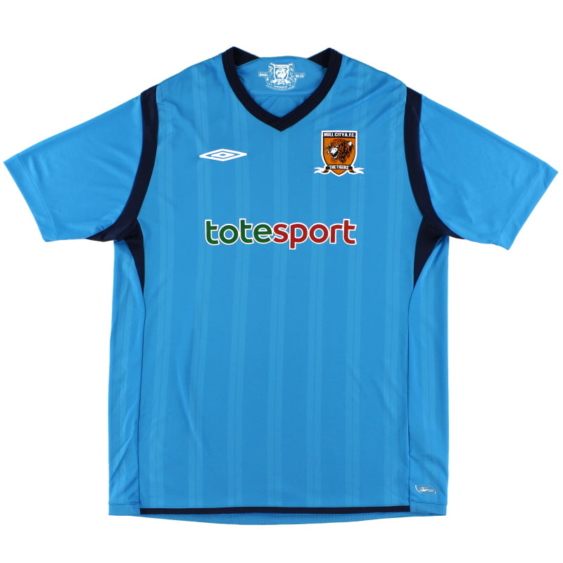 2009-10 Hull City Umbro Away Shirt L Football Shirt