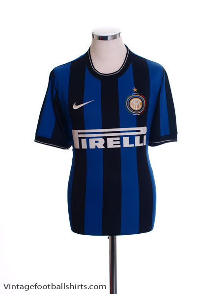 2009-10 Inter Milan Home Shirt XL Football Shirt