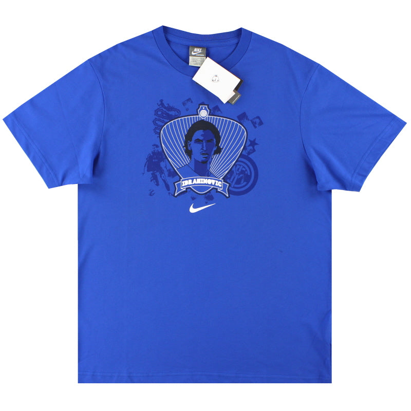 2009-10 Inter Milan Nike 'Ibrahimovic' Graphic Tee *BNIB* T-Shirt