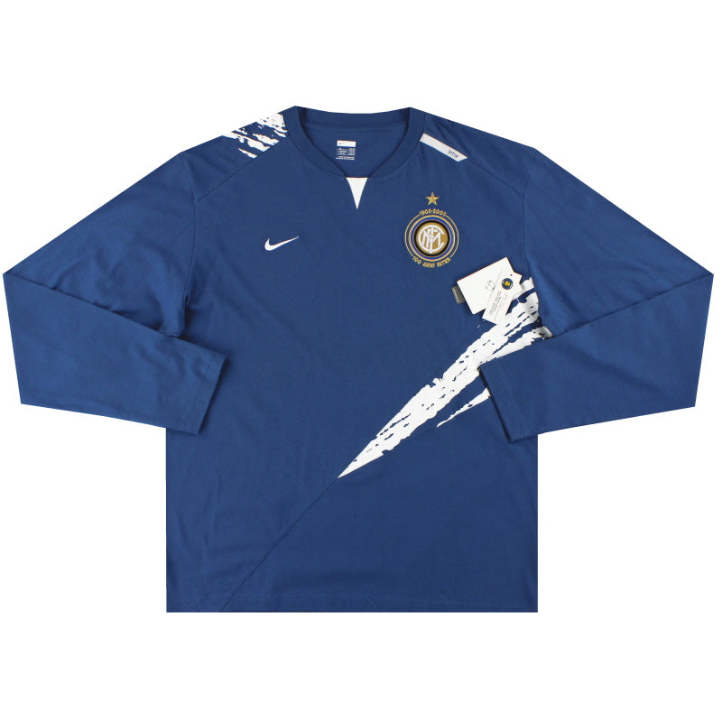 2009-10 Inter Milan Nike Crew Tee L/S *BNIB* XL T-Shirt