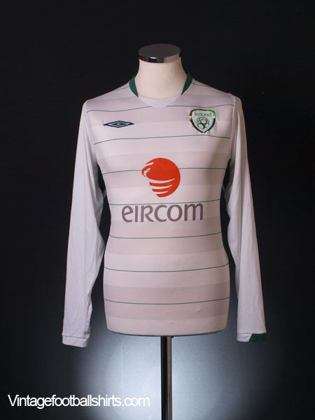2009-10 Ireland Away Shirt L/S *Mint* M Football Shirt