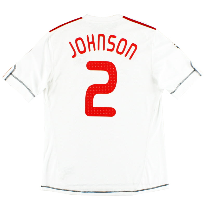 2009-10 Liverpool CL Third Shirt Johnson #2 L Football Shirt