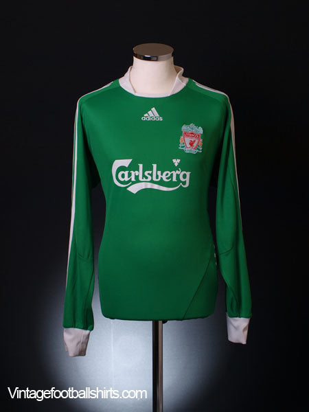2009-10 Liverpool Goalkeeper Shirt L/S L Football Shirt