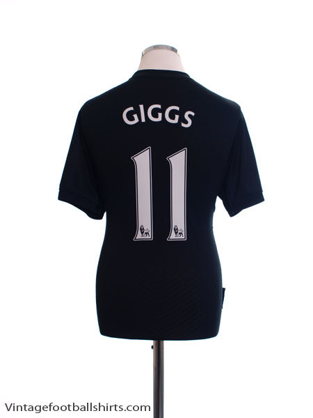 2009-10 Manchester United Away Shirt Giggs #11 M Football Shirt