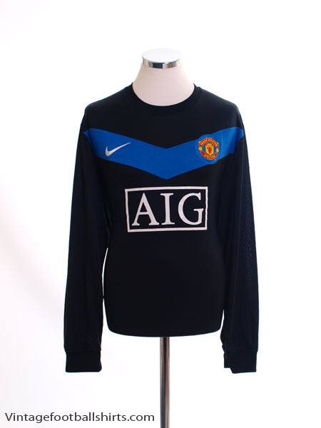 2009-10 Manchester United Away Shirt L/S *Mint* XL Football Shirt