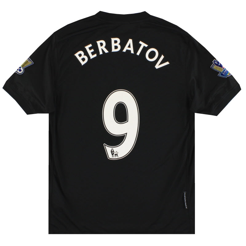 2009-10 Manchester United Nike Away Shirt Berbatov #9 M Football Shirt