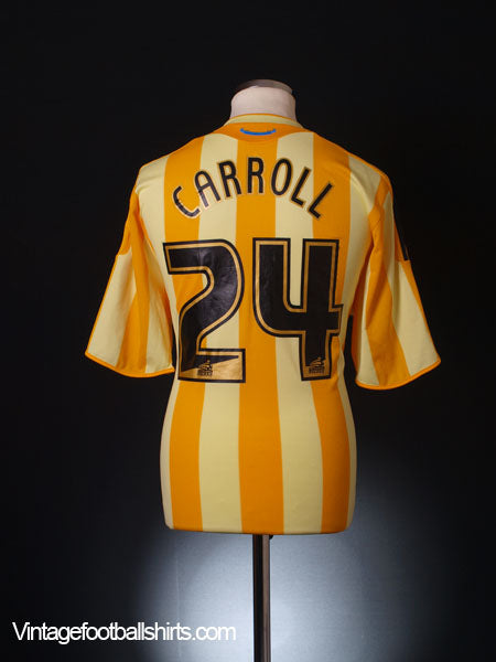 2009-10 Newcastle Away Shirt Carroll #24 *Mint* L Football Shirt
