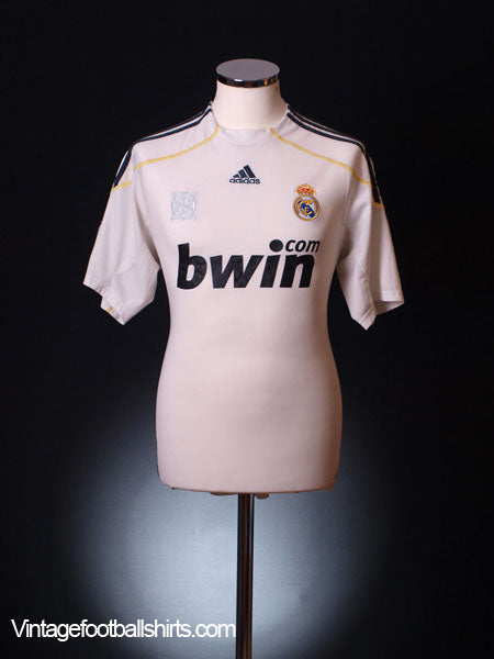 2009-10 Real Madrid Home Shirt XL Football Shirt