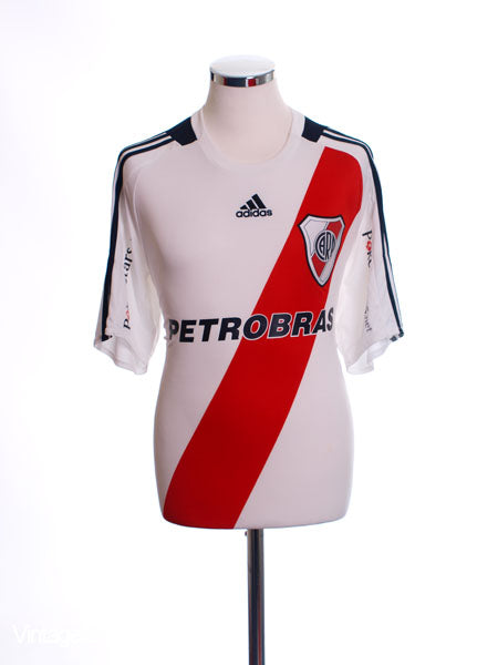 2009-10 River Plate Home Shirt L Football Shirt