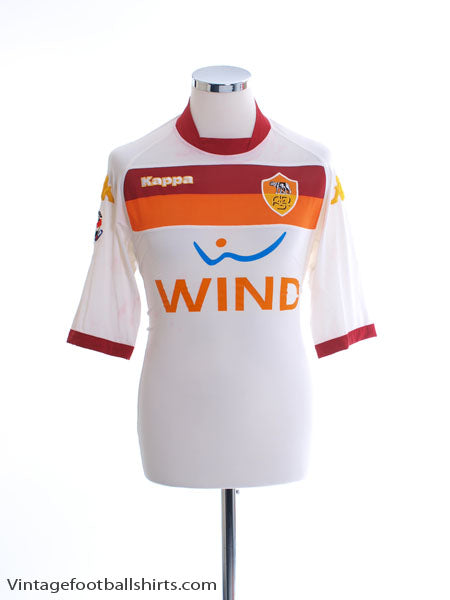 2009-10 Roma Away Shirt L Football Shirt